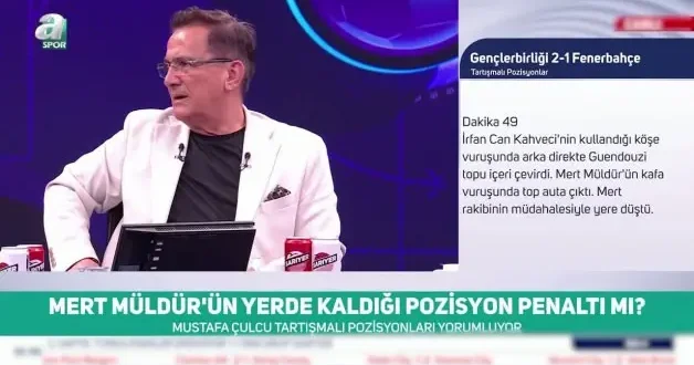 Eski Hakem Mustafa Çulcu dan Fenerbahçe maçı sonrası olay sözler