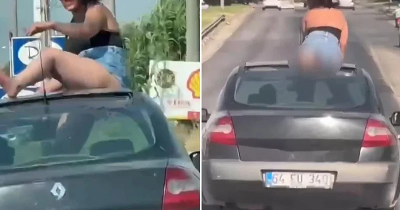 Görenler gözlerine inanamadı! Dans etti, yetmedi eteğini sıyırıp...