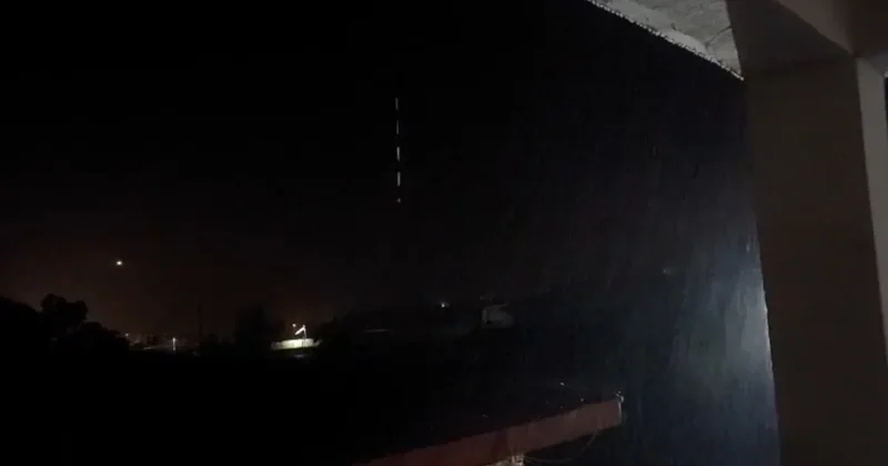 Tunceli’de sağanak yağış