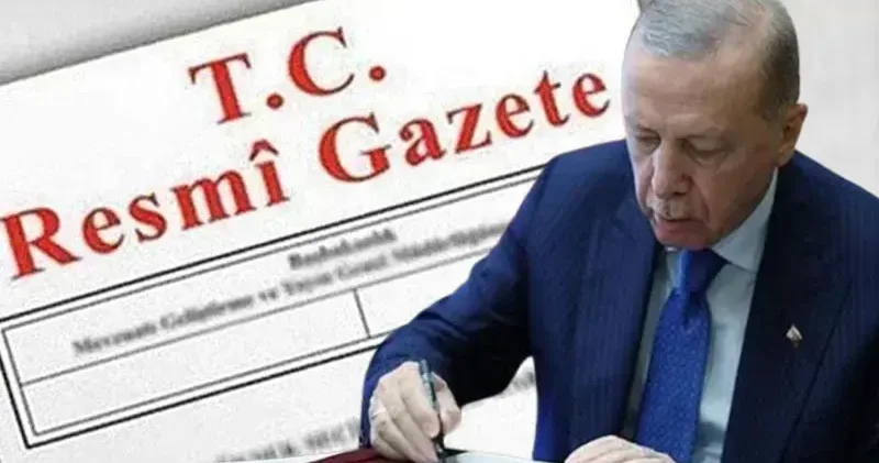 Cumhurbaşkanlığı tarafından yapılan atamalar Resmi Gazete de