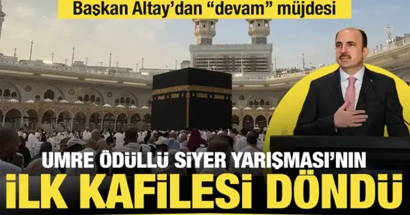 Konya Büyükşehir’in Umre Ödüllü Siyer Yarışması’nın ilk kafilesi kutsal topraklardan döndü