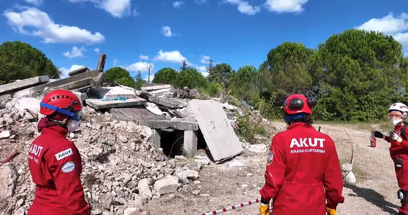Kocaeli nde 36 saatlik Kentsel Arama Kurtarma Tatbikatı Son dakika haberleri