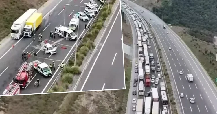 Kuzey Marmara Otoyolu’nda feci kaza: 3 can kaybı