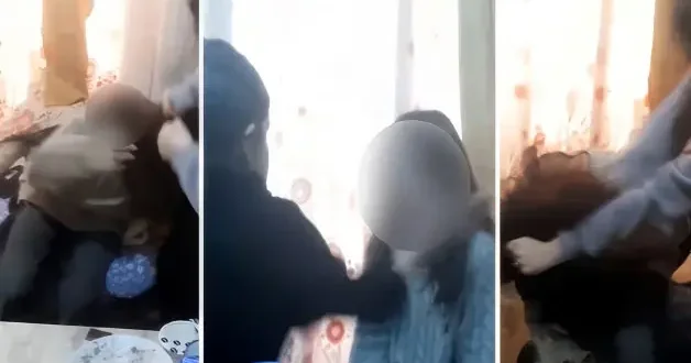 Balıkesir de kan donduran akran şiddeti Küçük kıza zorla kendini tokatlattılar