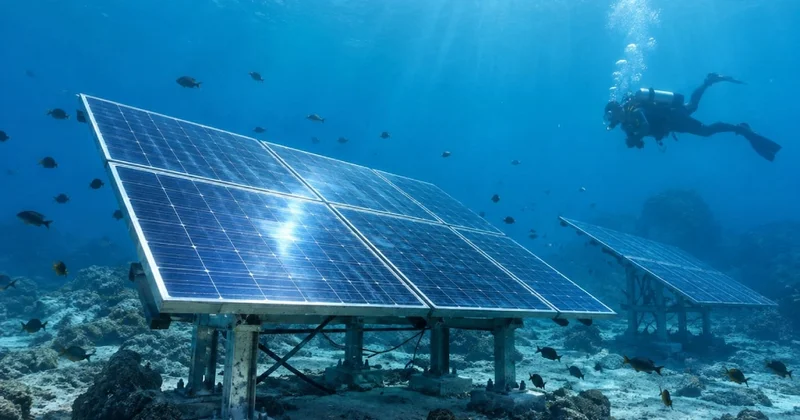 Güneş enerjisinin yeni adresi denizin altı oldu: Artık suyun altında da çalışıyor Sözcü Gazetesi