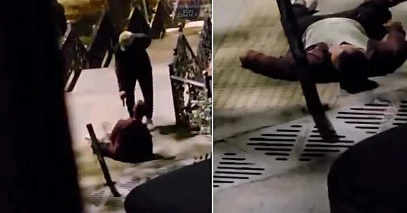 “Annemi taciz ediyor” diyerek parkta karşısına çıkıp kurşun yağdırdı! O anlar kamerada