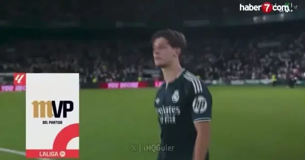 Bellingham, MVP seçilen Arda Güler i görmezden geldi!
