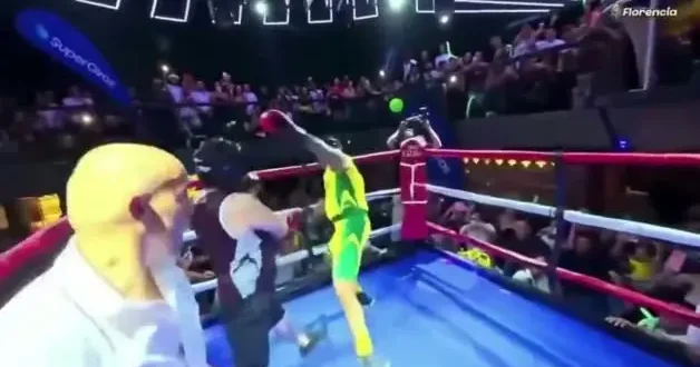 Kolombiya da vali ve belediye başkanı boks ringinde karşılaştı
