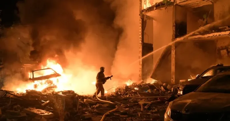 Kiev de askeri sanayi tesisi vuruldu