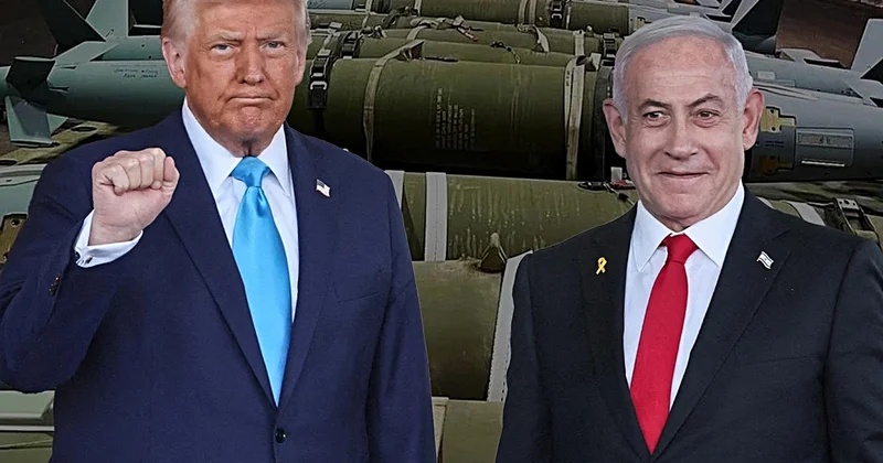 Trump tan İsrail e dev savaş paketi! 40 bin bomba gönderilecek