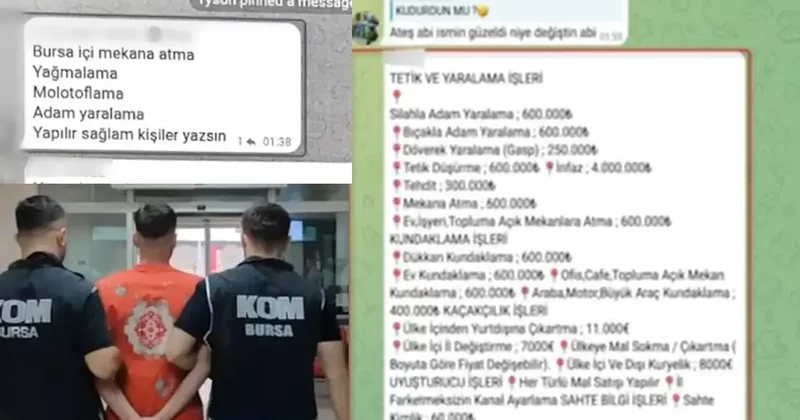 Şoke eden yazışmalar! Gasp 250 bin TL, infaz 4 milyon TL