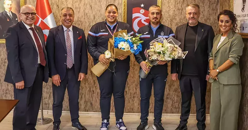 Avrupa Şampiyonu Havvanur Kethüda’dan Trabzonspor’a ziyaret