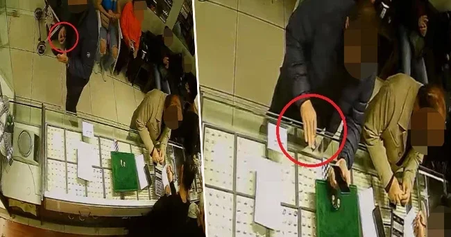 Kuyumcudan 50 gram altını çaldı! O anlar kameralara yansıdı