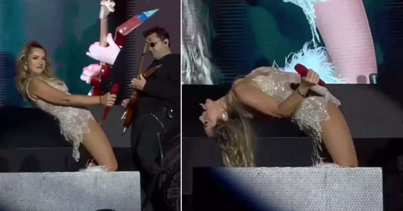 Hadise Samsun konserinde enerjisiyle göz doldurdu