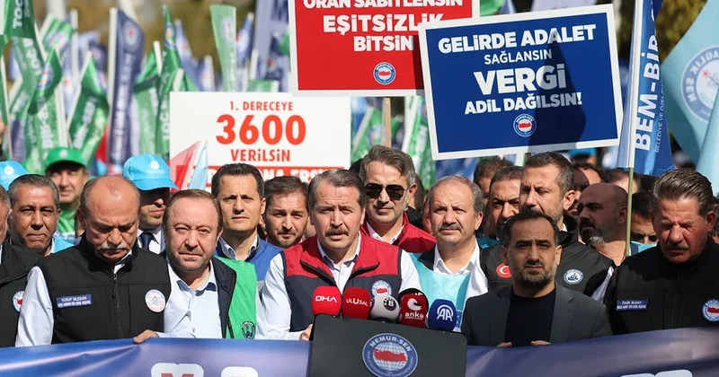 İktidara yakın sendikadan Meclis önünde eylem: Adalet istediler Sözcü Gazetesi
