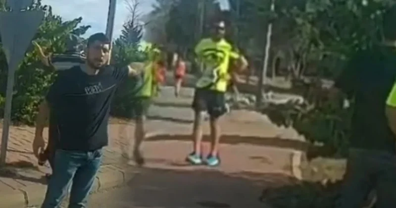 Adana da halk koşusuna öfkelenen sürücü koşucuyu tartakladı Sözcü Gazetesi