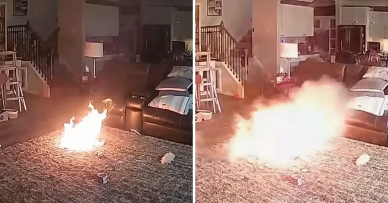 Lityum pili ısıran köpek evde büyük bir yangının çıkmasına sebep oldu