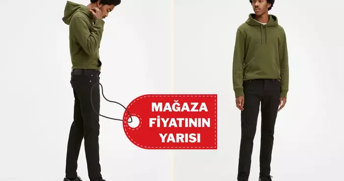En çok satan jean de şaşırtan fiyat! Levi’s 512 indirimde