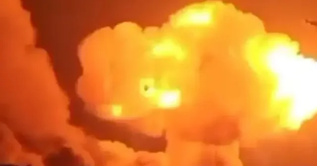 İşgalci İsrail den Lübnan a bombardıman VİDEO İZLE