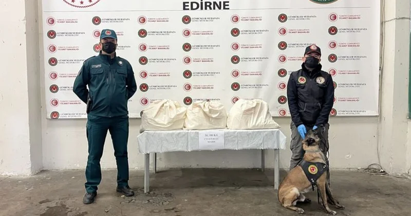 Kapıkule de ele geçirildi: 36 kilo 180 gram Son dakika haberleri