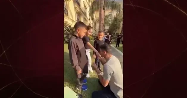 32 yıl sonra ilk kez çocuk gören Filistinli genç adamın ilginç anları!