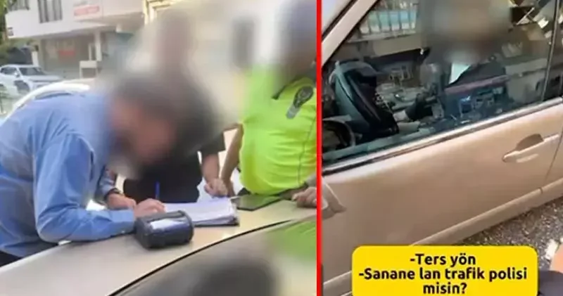 Ters yönde araç kullanan ve daha önce ehliyeti iptal edilen sürücüye idari para cezası