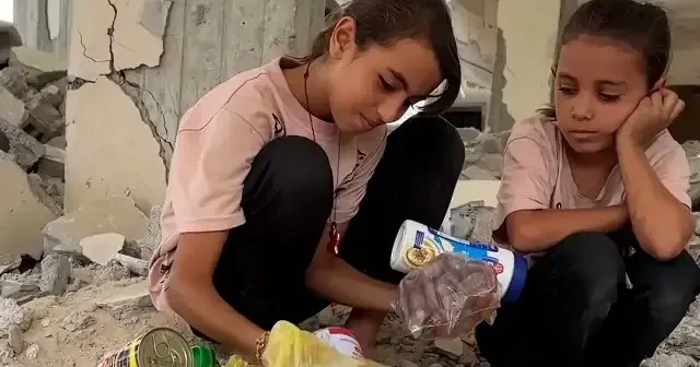 Türk Kızılay Gazze de umut oluyor: Ailelere gıda yardımı ulaştırıldı VİDEO İZLE