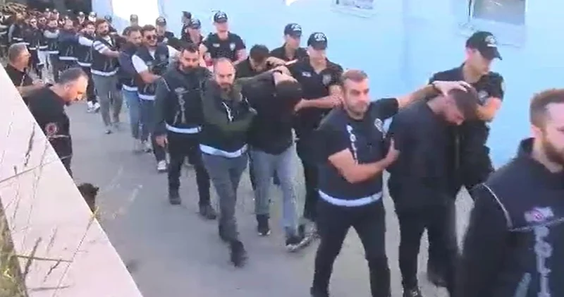 Bayğaralar a yönelik operasyonda 106 şüpheli adliyede