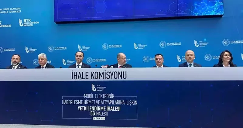 5G ihalesi için teklifler verildi