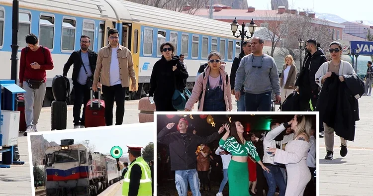 Yabancı turistler trenlerle akın ediyor: Bu ilimiz bölgenin gözdesi haline geldi