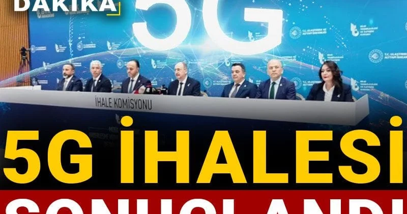 Son dakika 5G ihalesi sonuçlandı: 11 paketin tutarı belli oldu