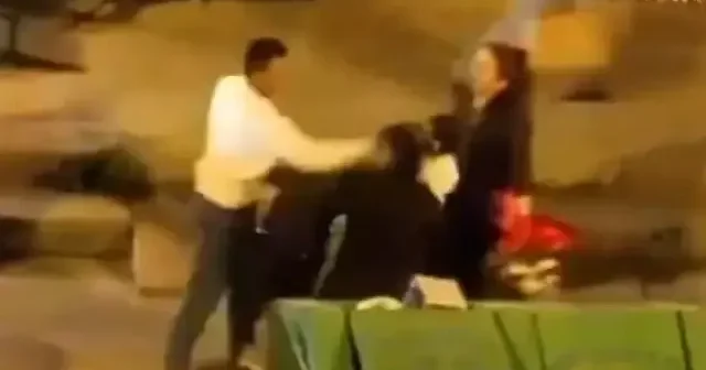 Bahçelievler’de bir şahsın kucağında çocuk bulunan kadına tokat attığı anlar kameraya yansıdı VİDEO İZLE