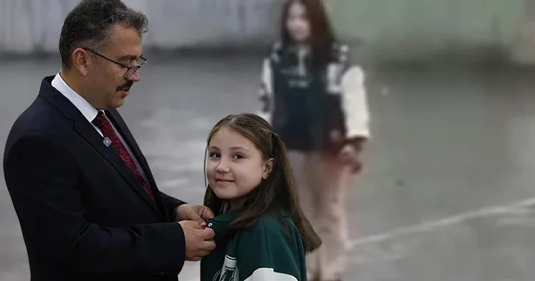 Küçük Zeynep in görüntüsü herkesi gururlandırmıştı: Vali, altın ile ödüllendirdi