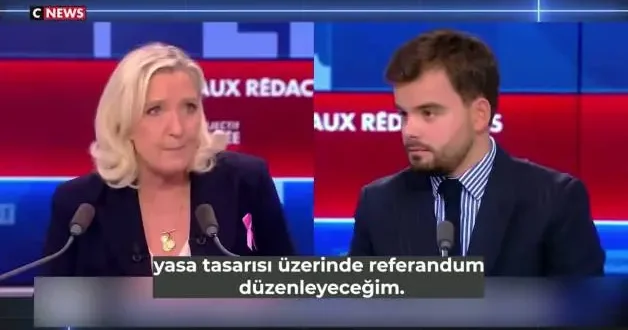 Fransa seçimlere giderken Marine Le Pen’den yeni seçim vaadi: Başörtüsü her yerde yasak olacak!