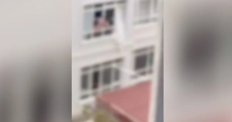 Yer: Ankara! Evde çıplak gezen şahsa mahalleliden tepki; odun fırlattılar