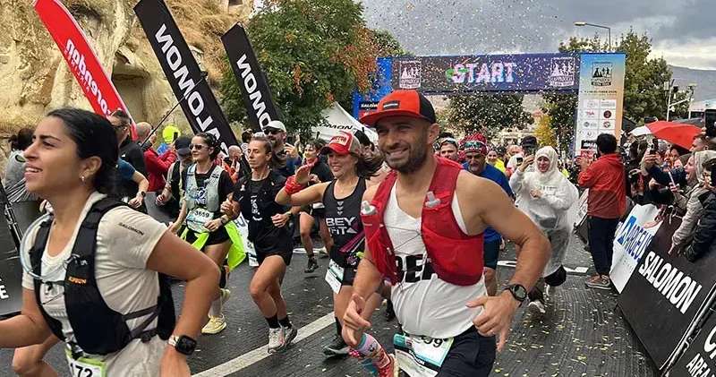 Kapadokya Ultra Trail de 14K parkuru tamamlandı