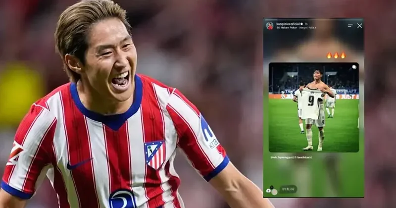 Atletico Madrid in yıldızı Kang in Lee den Hyeon gyu Oh paylaşımı Fanatik Gazetesi Futbol Haberleri Spor