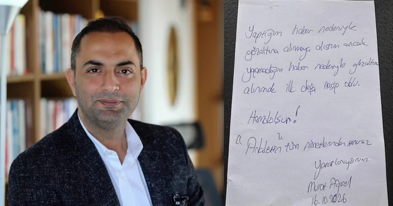 Son dakika: Gözaltına alınan Murat Ağırel den mesaj var! Sözcü Gazetesi