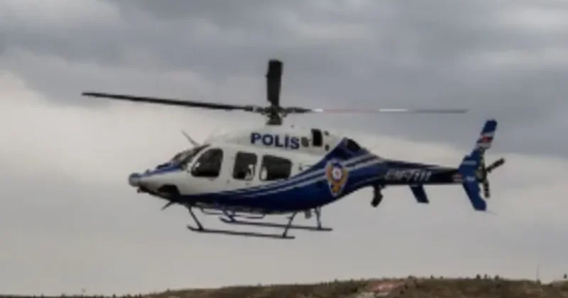 Polis helikopteri havalandı! Sağanak sonrası o bölgeler incelendi