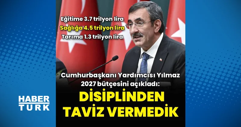 2027 bütçe açığı beklentisi yüzde 3.5