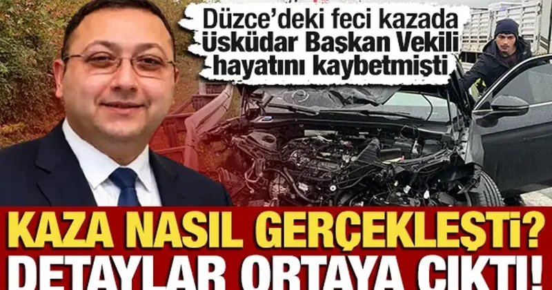 Başkan Vekili Gültekin in hayatını kaybettiği feci kazanın detayları ortaya çıktı!