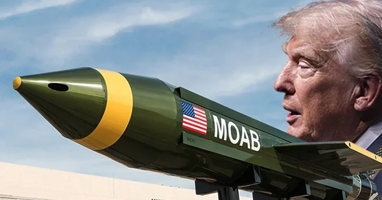 Trump tan korkunç açılama: MOAB bombasını kullanabiliriz... Tüm bombaların anası olarak biliniyor