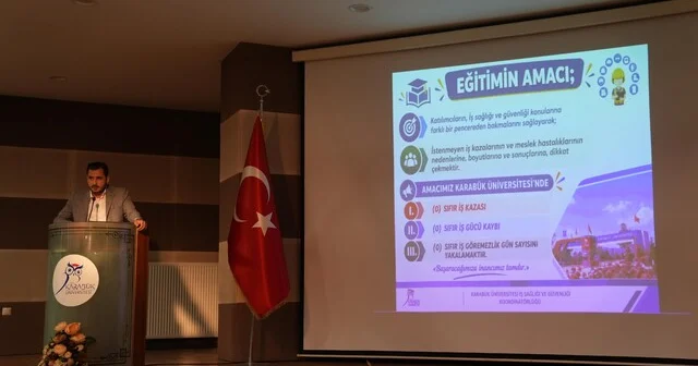 KBÜ de iş kazalarının önlenmesi ve laboratuvar güvenliği ele alındı Karabük Son Dakika Haberleri Habertürk Yerel Haberler