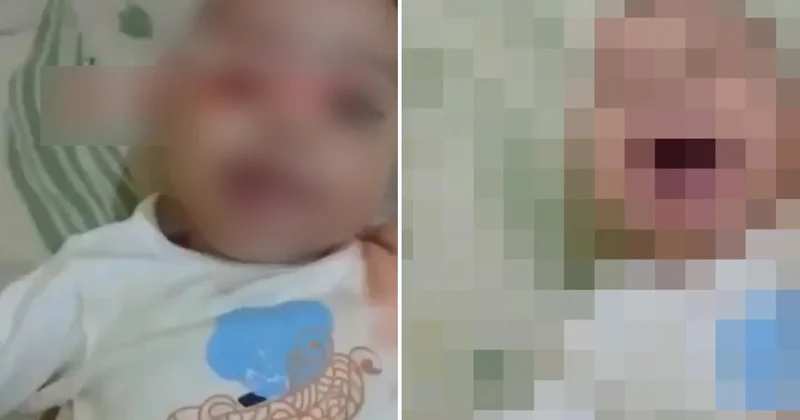İnfial yaratan görüntü! 4 aylık bebeğine şiddet uygulayıp babasına video gönderdi