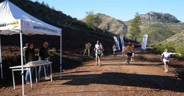 Marmaris Orman İşletme Müdürlüğü nden Ultra Trail Maratonu nda tohum atma etkinliği Muğla Haberleri