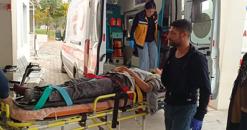 Adıyaman da otomobil şarampole devrildi