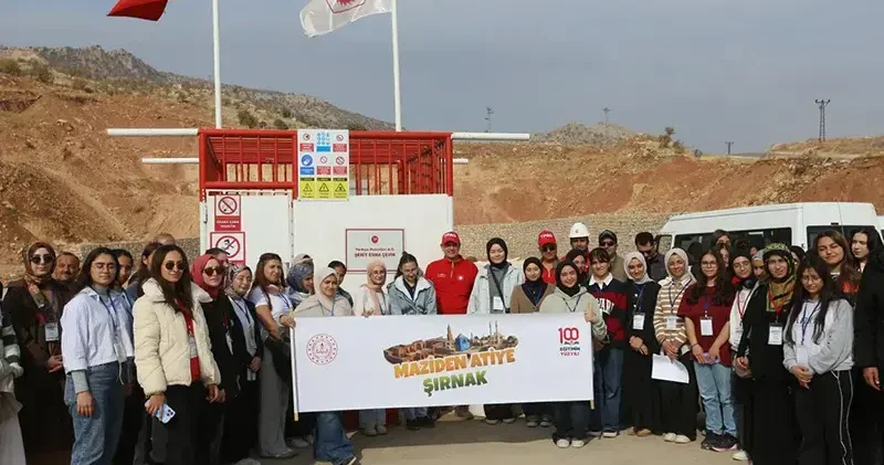 Gabar daki petrol üretim tesisinde öğrenciler ağırlandı