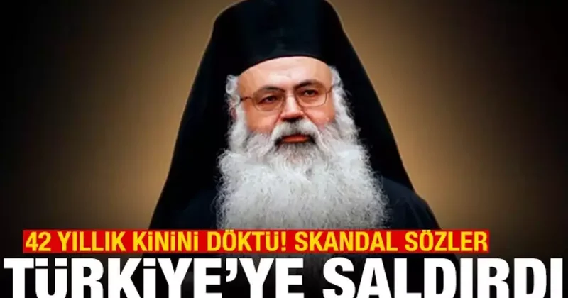 Başpiskopos, 42 yıllık kinini döktü! Küstah sözlerle Türkiye ye saldırdı