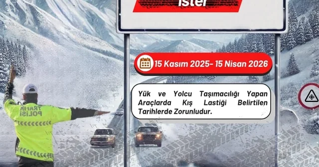 Erzurum un kışı, kış lastiği ister Erzurum Haberleri