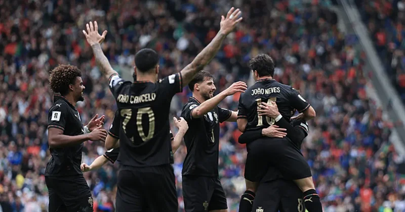 Portekiz 9 attı, Dünya Kupası biletini kaptı! Nelson Semedo dan asist...